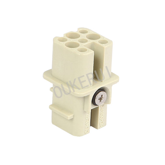 8Pin 10A Heavy Duty Connector Hun-innsats