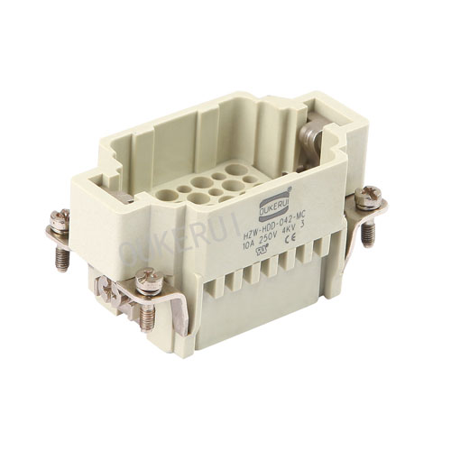 DD 42 250V 10A Heavy Duty Connector Hanninnsats